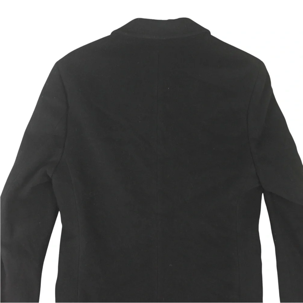 OUR LEGACY 1980-81 Black Cashmere Dinner Coat Mens 46 Black Wool Cashmere Blend - Picture 5 of 16